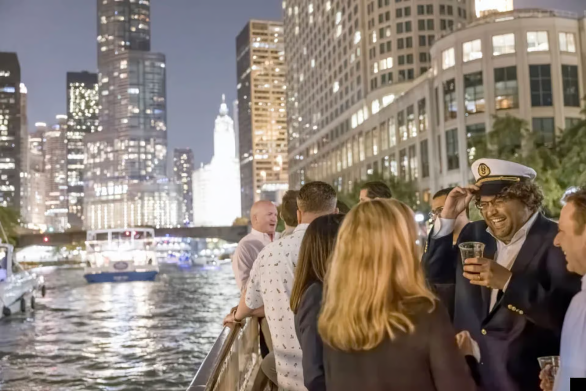 The Chicago Riverwalk in Chicago